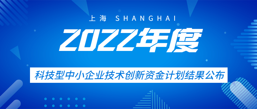 恭喜鸿翼医药入选“上海市2022年度科技型中小企业技术创新资金计划”